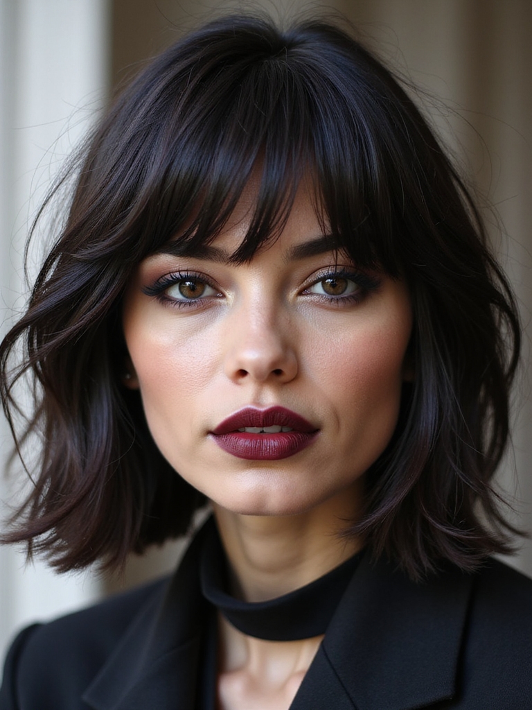 Tousled French bob