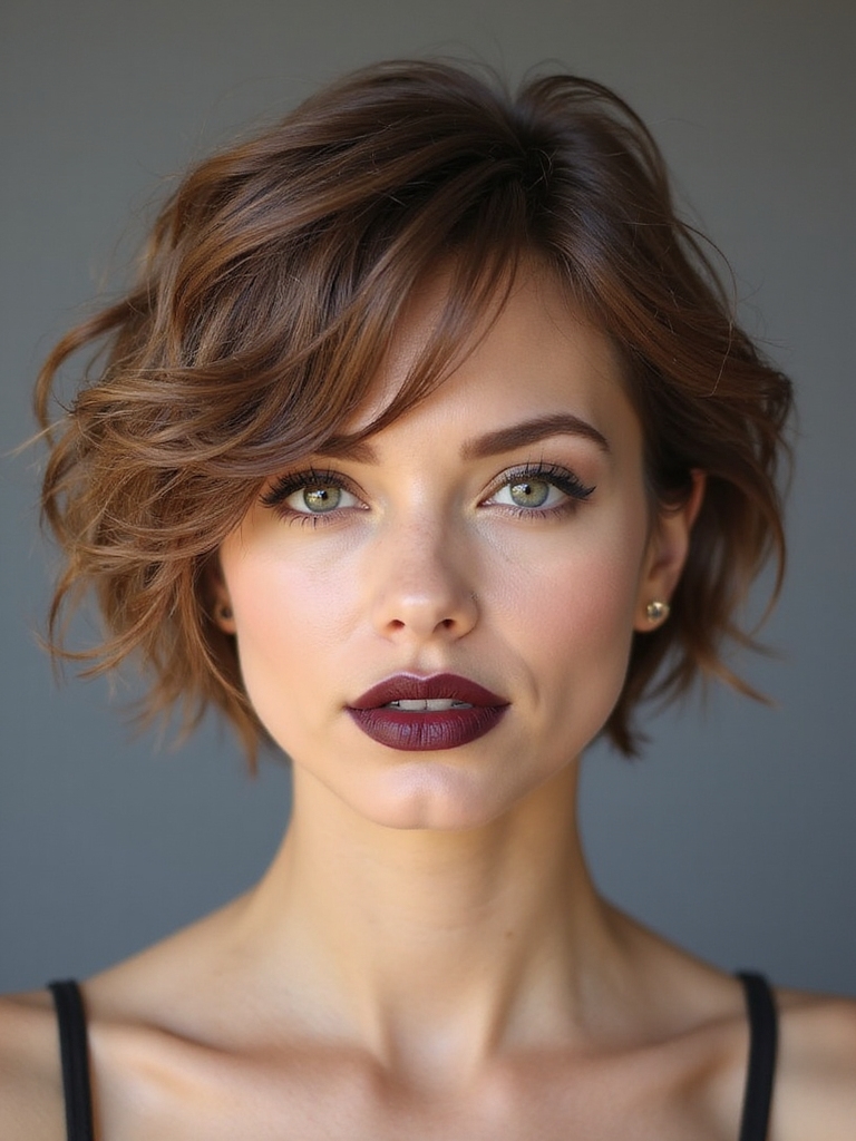 tousled salt kissed pixie waves