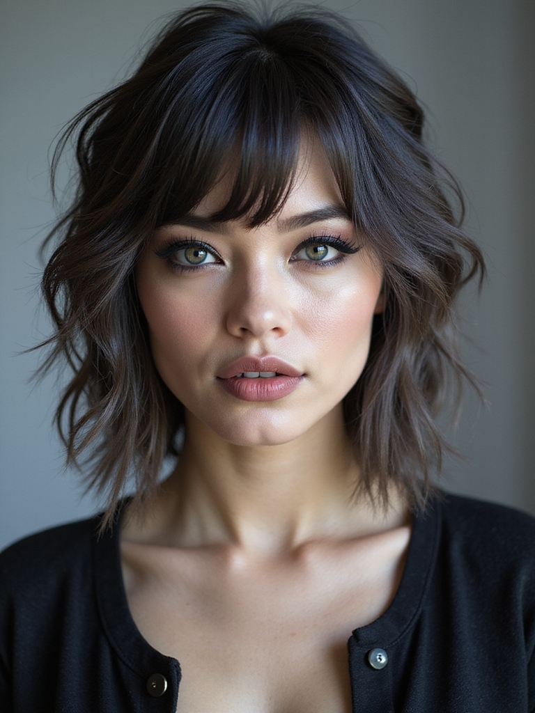 Modern wolf cut