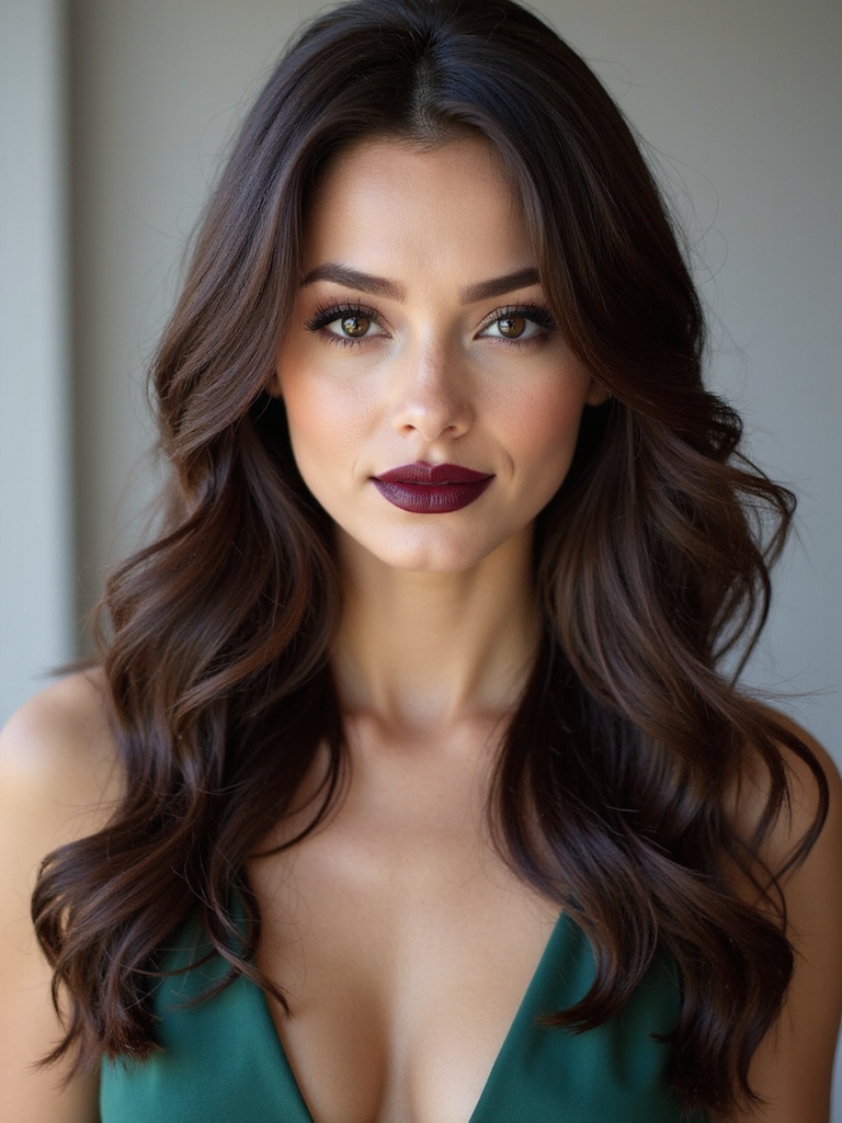 u shaped mid length layered haircut