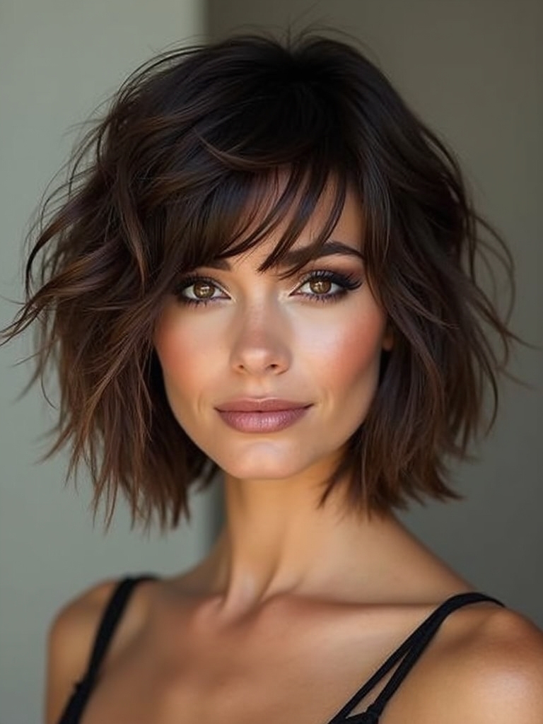 versatile shoulder length wolfcuts