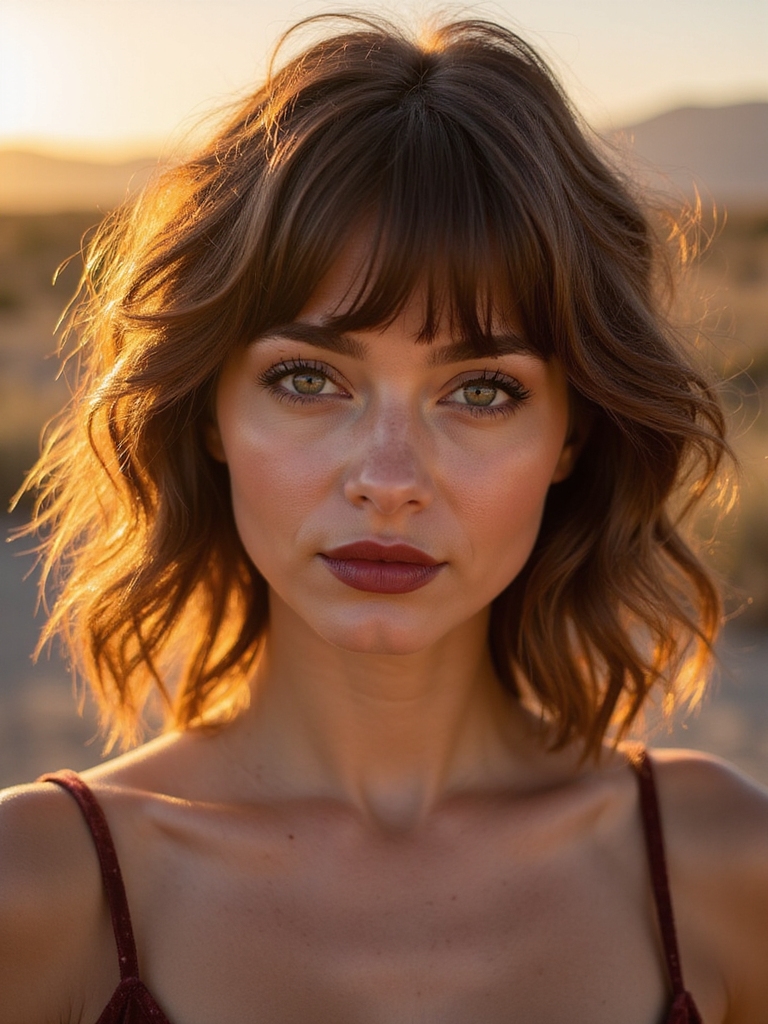 voluminous textured wolf haircut