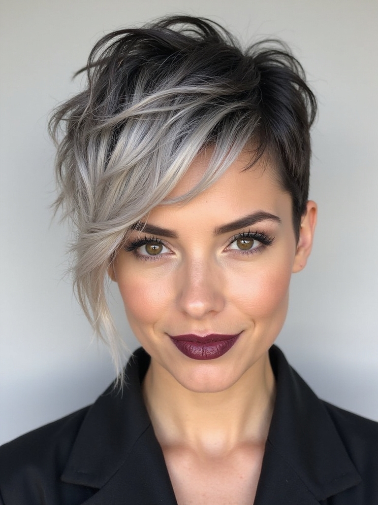 wash and go textured pixie