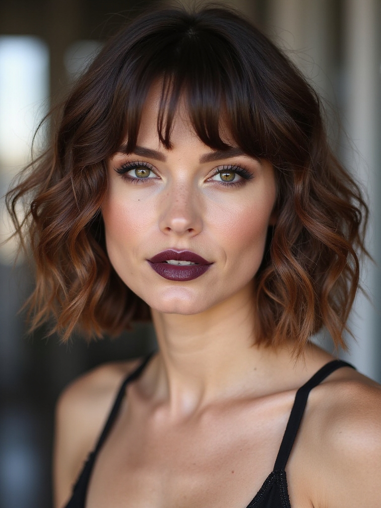 wavy micro bob layers