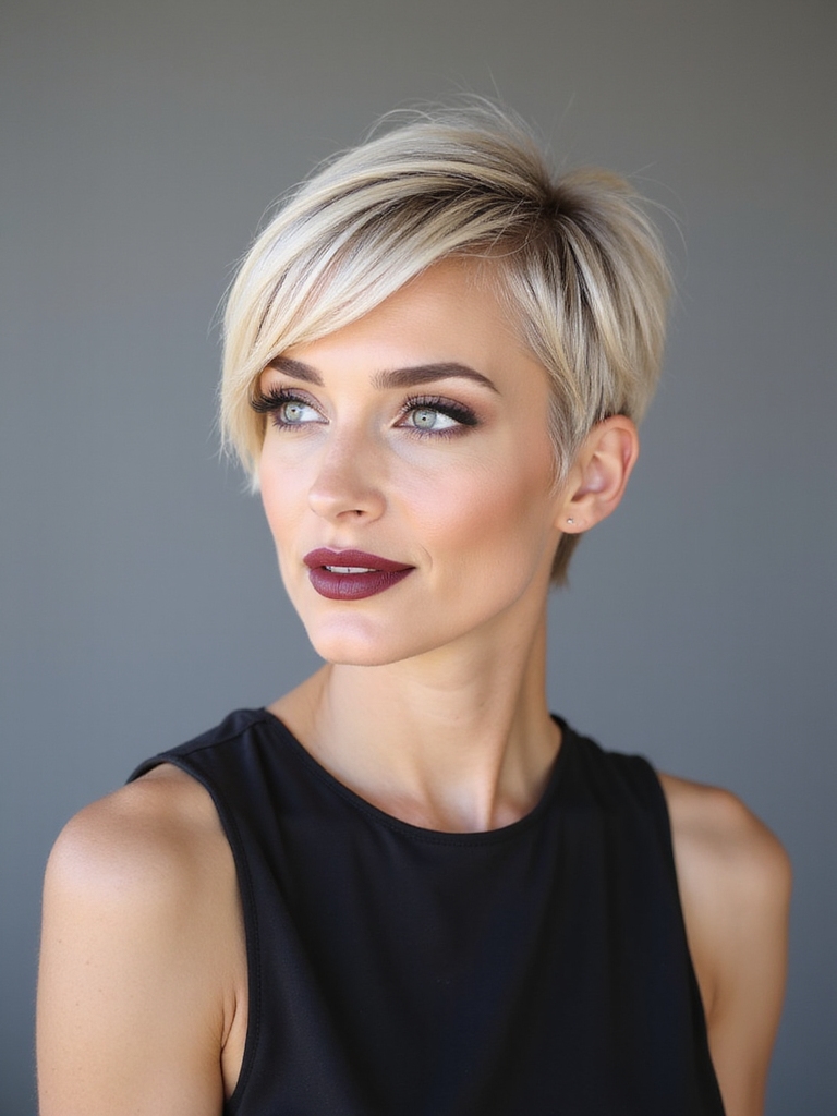 whisper light micro layered pixie