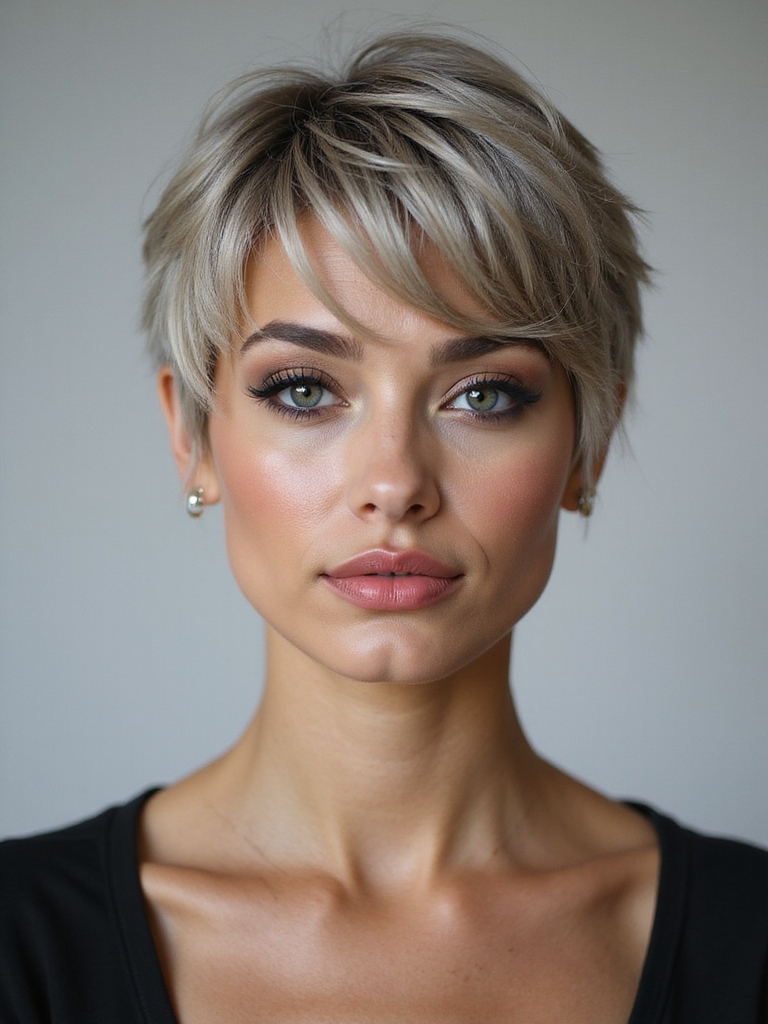Shag pixie cutting method