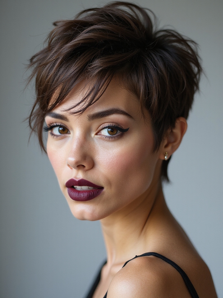 windswept airy textured pixie