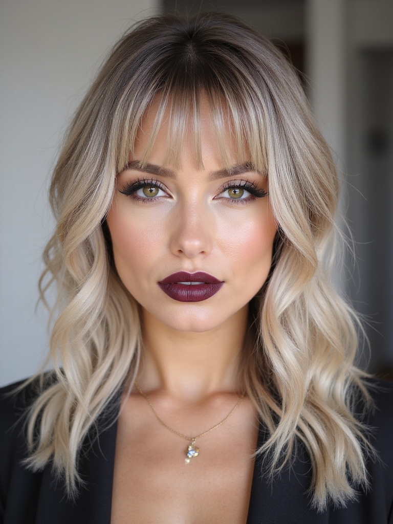 wispy piecey bangs lift