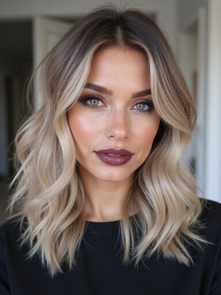 ashy mushroom and icy blonde