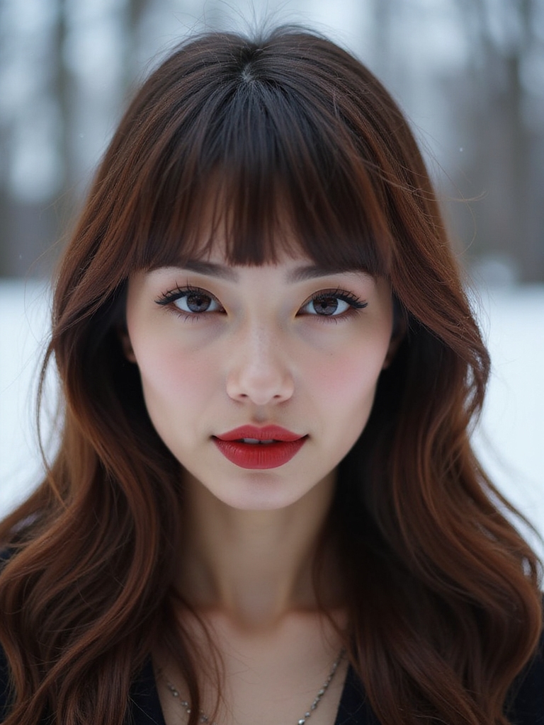 bangs for winter styling