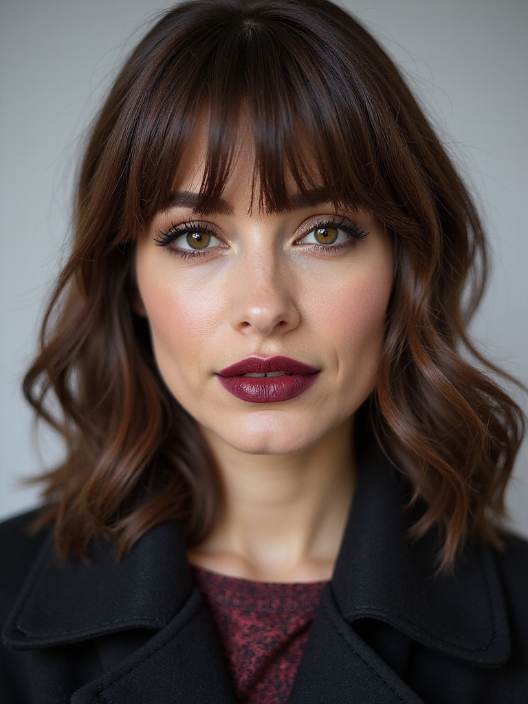 bangs to flatter faces