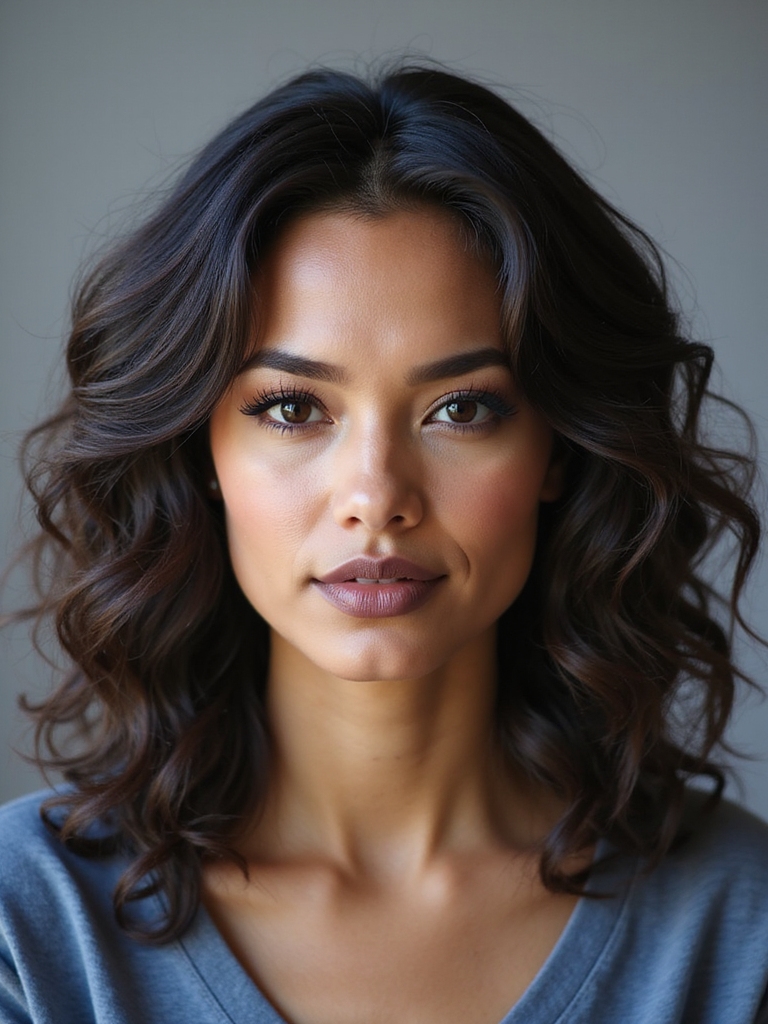 cool ash defined sculpted curls