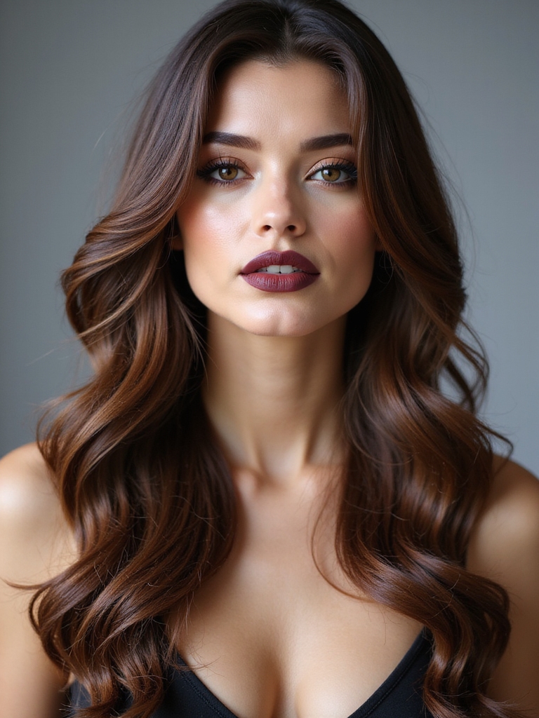 cool to warm caramel gradient