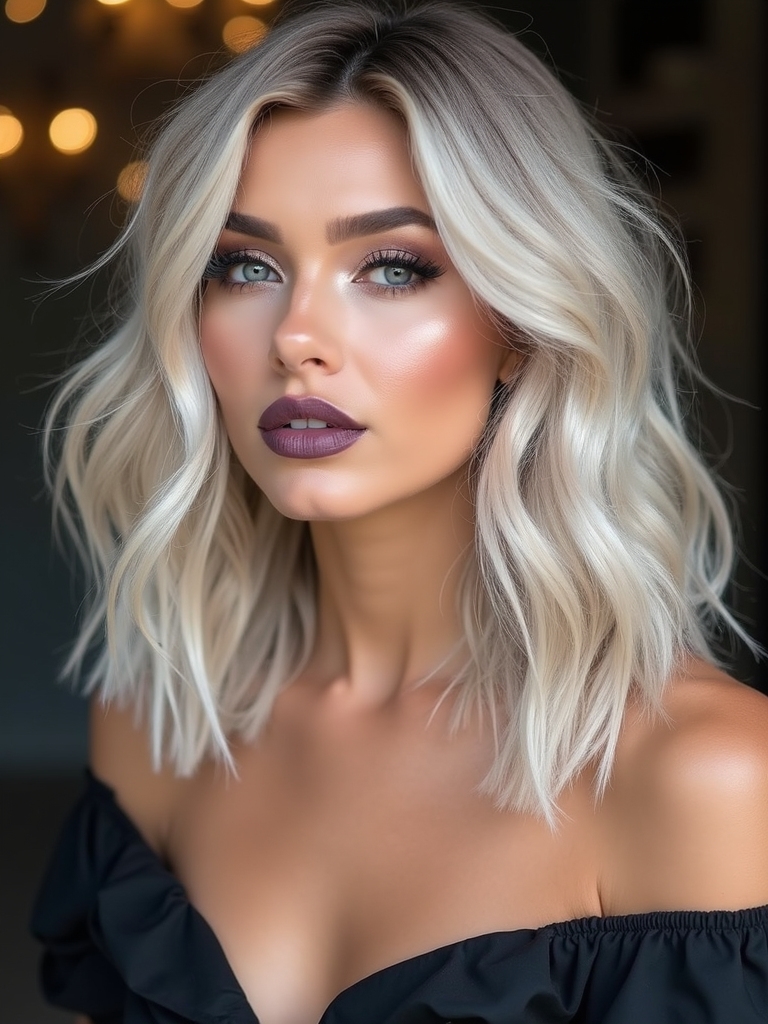 cool toned frosted balayage care