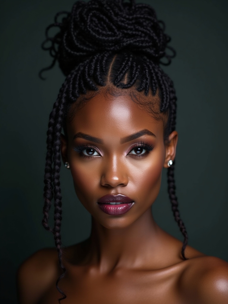 delicate versatile micro braid styling