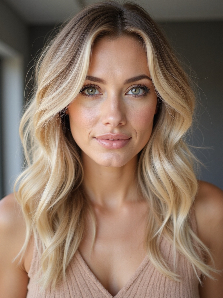 effortless sandy beige blonde
