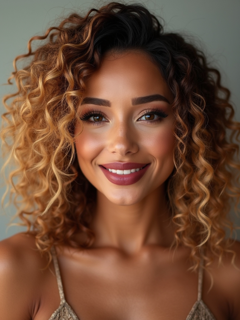 frosted caramel face framing highlights