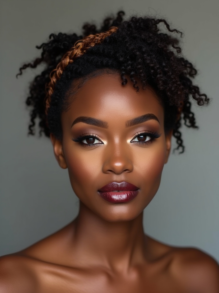 gentle halo braids styling