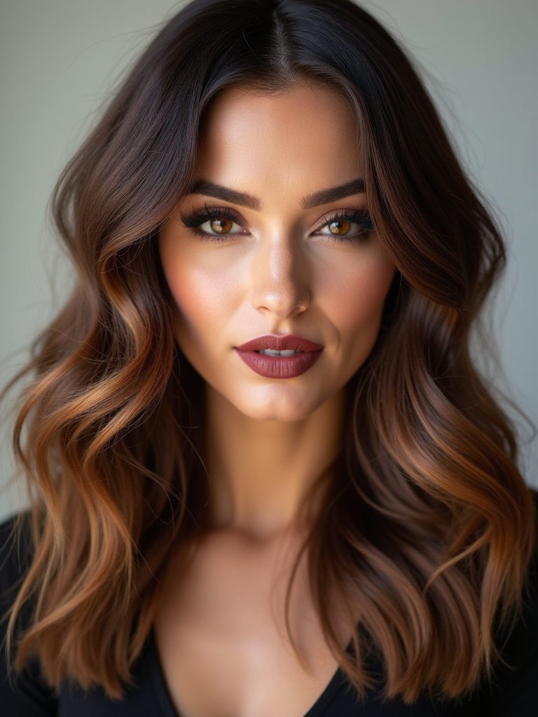 glossy caramel mirror shine toner