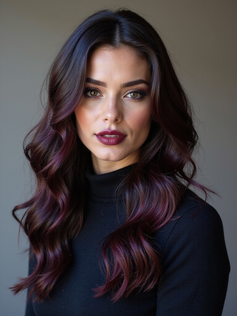 glossy rich dark winterhair