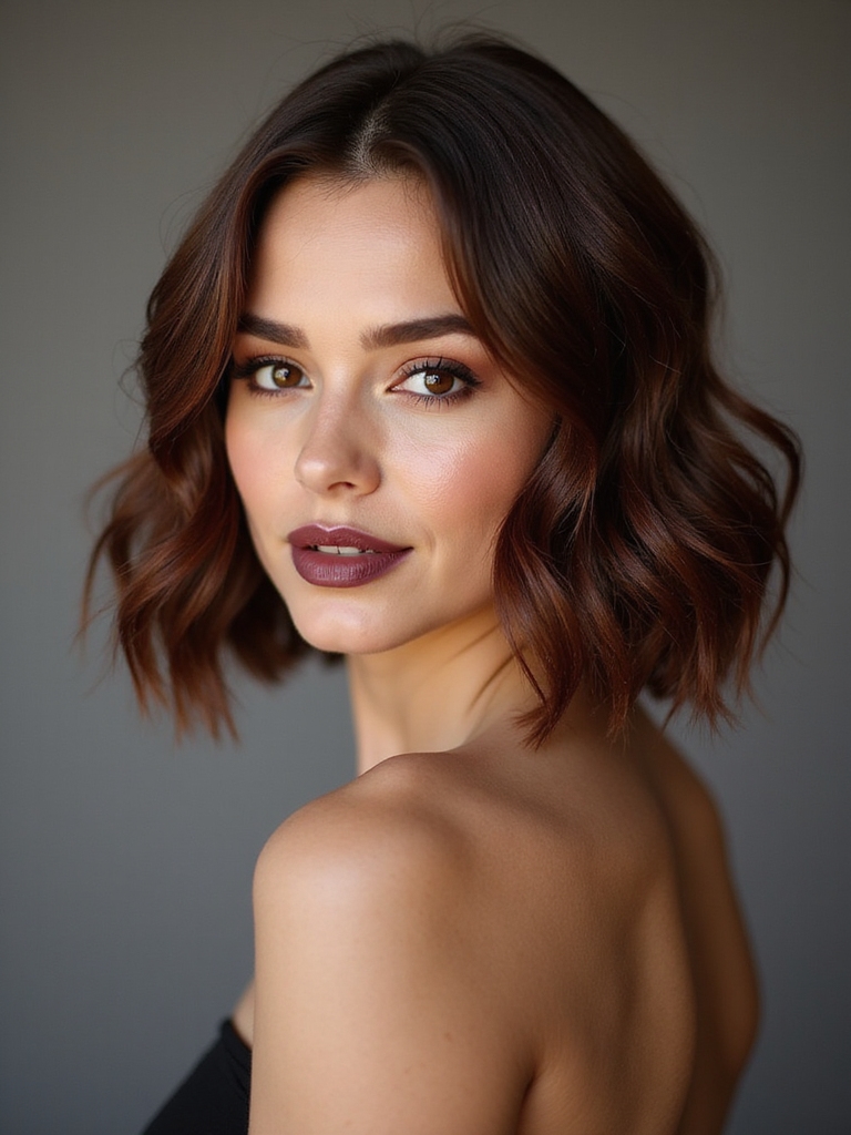 heat free textured wavy bob