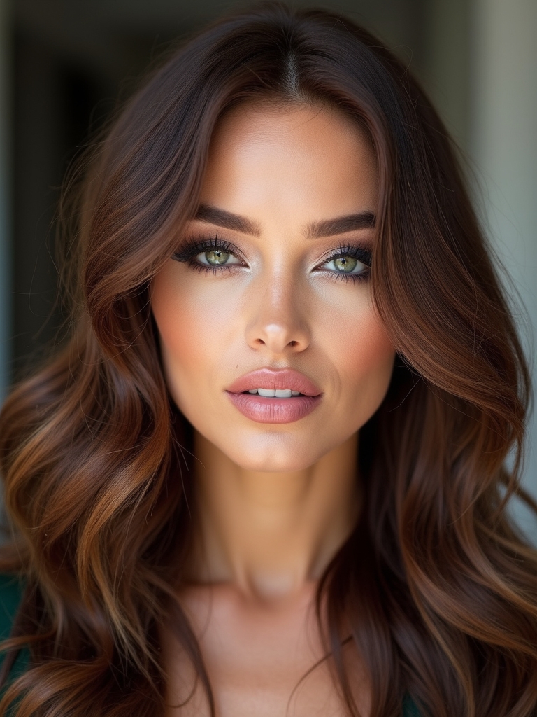 hidden jewel toned hair accents