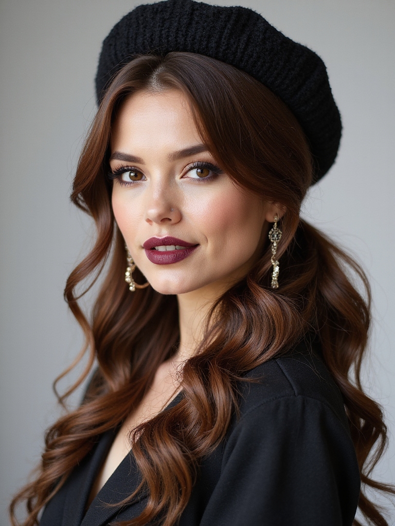 high textured ponytail volume