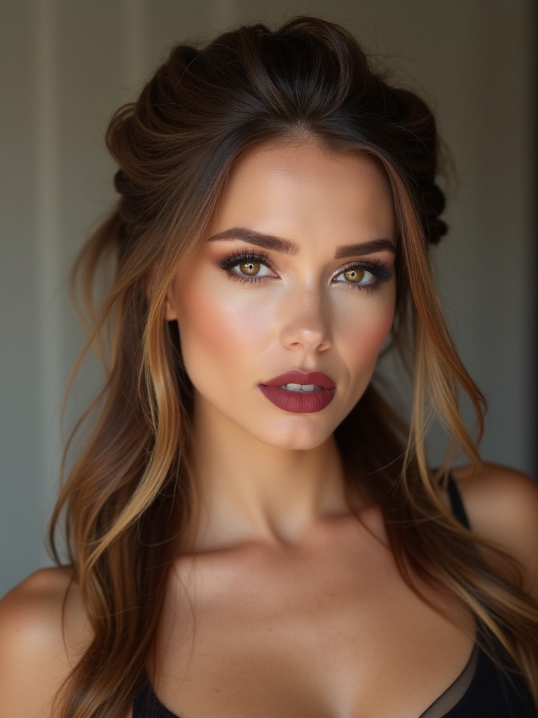 loose textured fishtail with tease