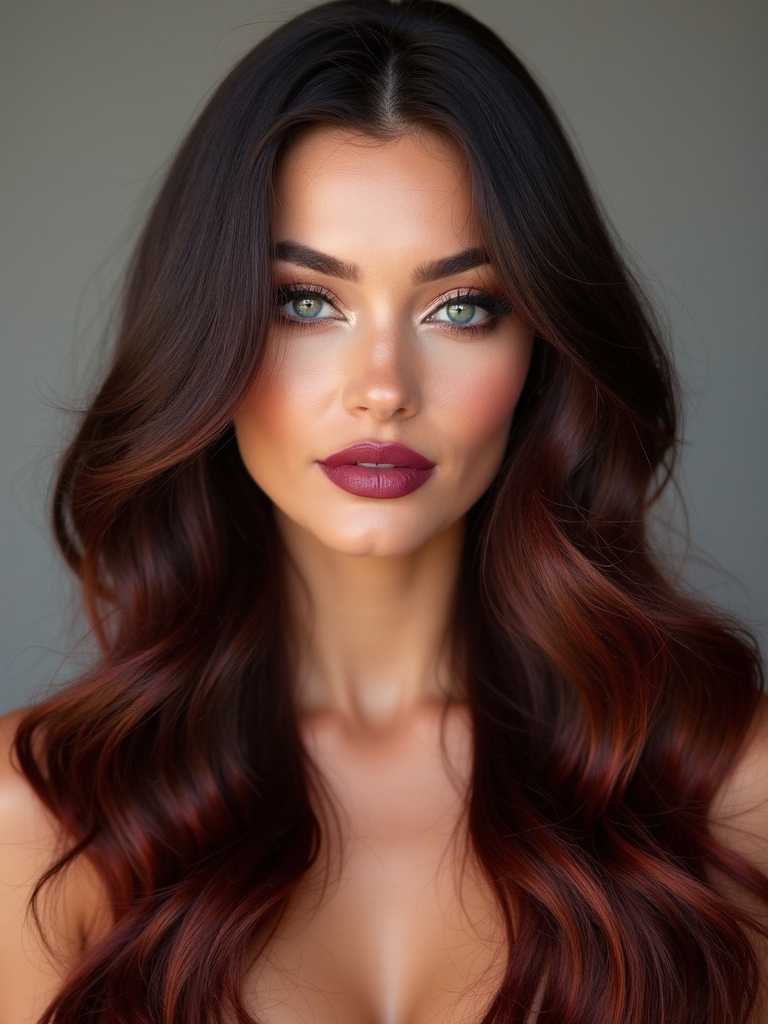 mahogany glaze jewel toned shine