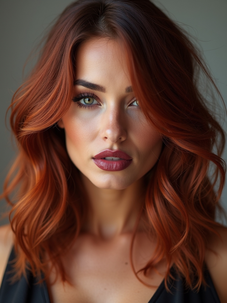 mahogany red winter shine