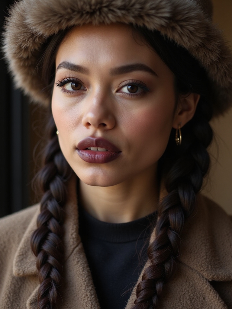 micro braids low gather