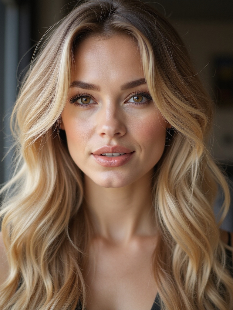 neutral creamy low maintenance blonde