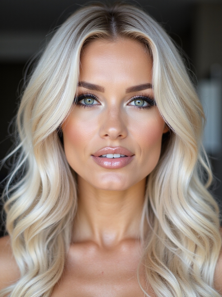 pearl infused cool blonde radiance