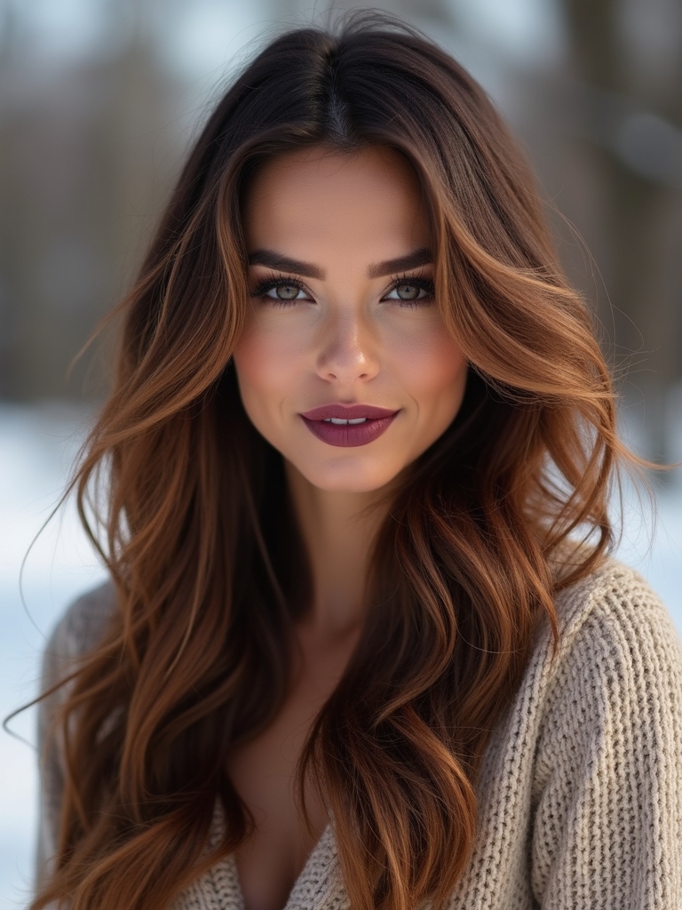 protecting cold weather caramel highlights