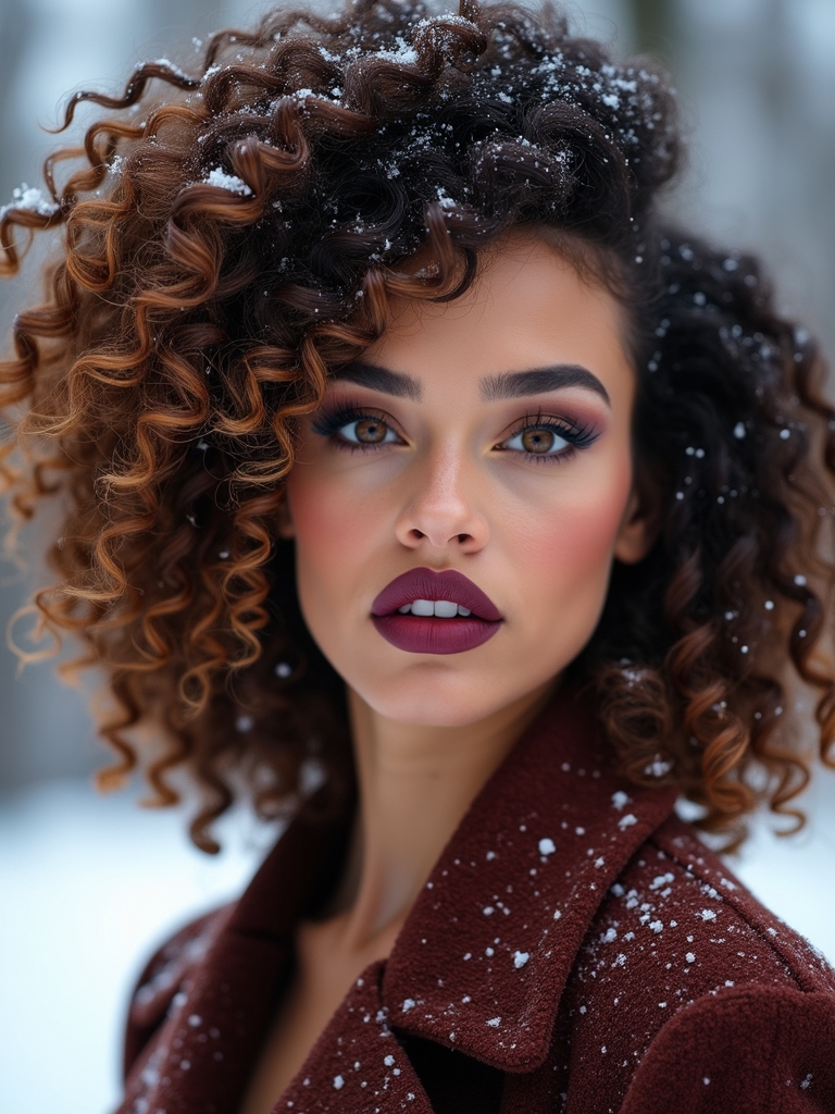 protective winter curly styles