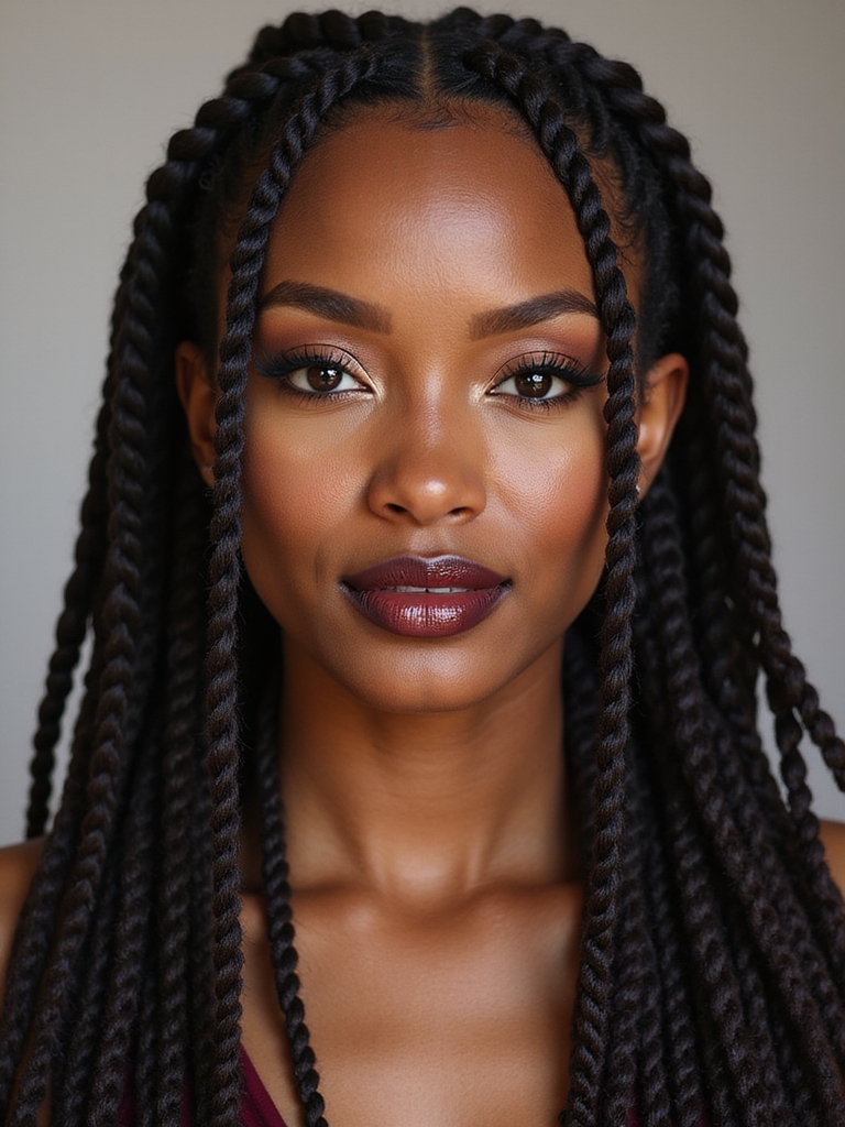 silk wrapped medium protective braids