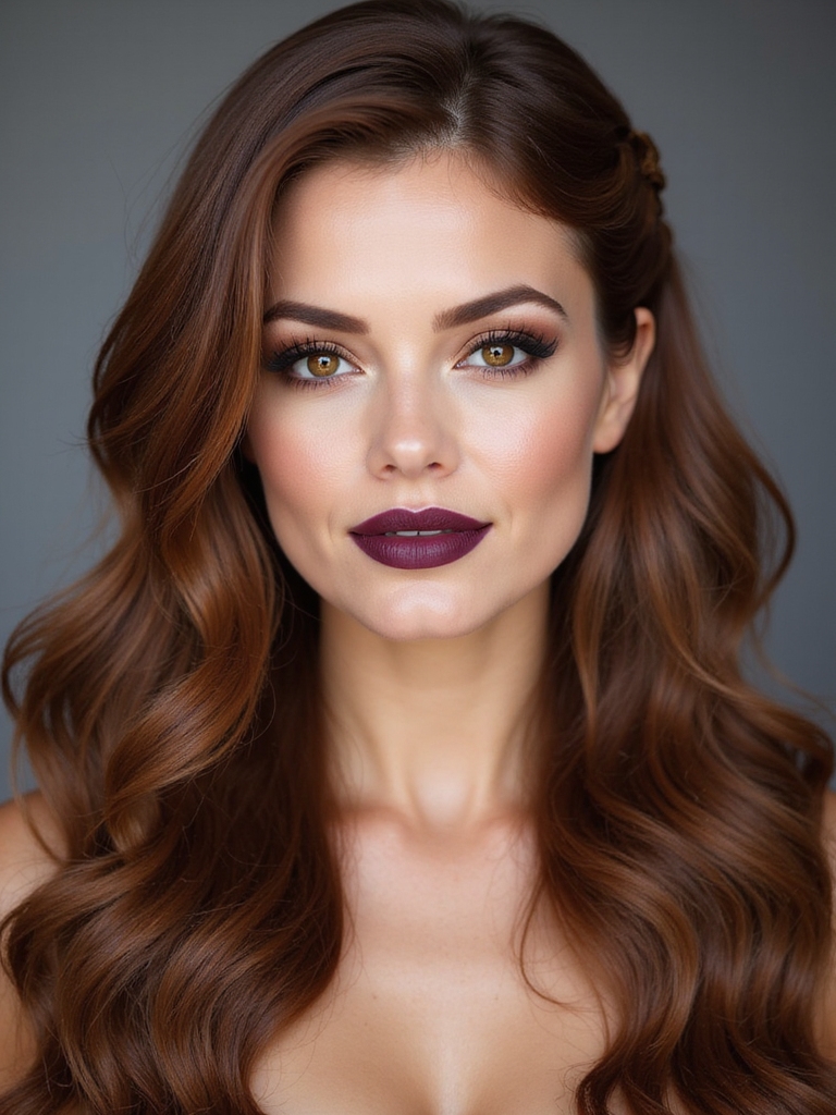 sleek side braid teased roots