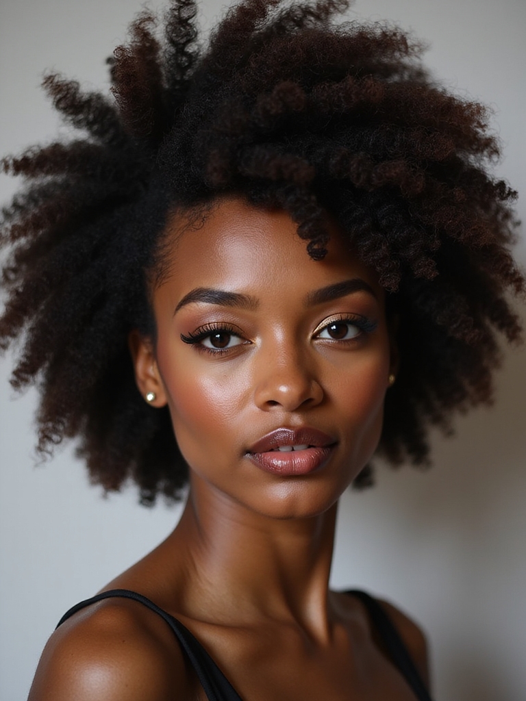 sleek sides textured crown