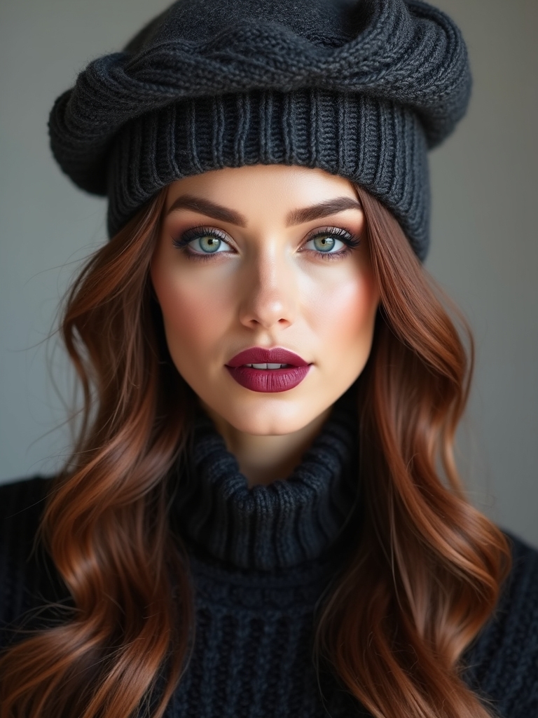 sleek tucked braided crown