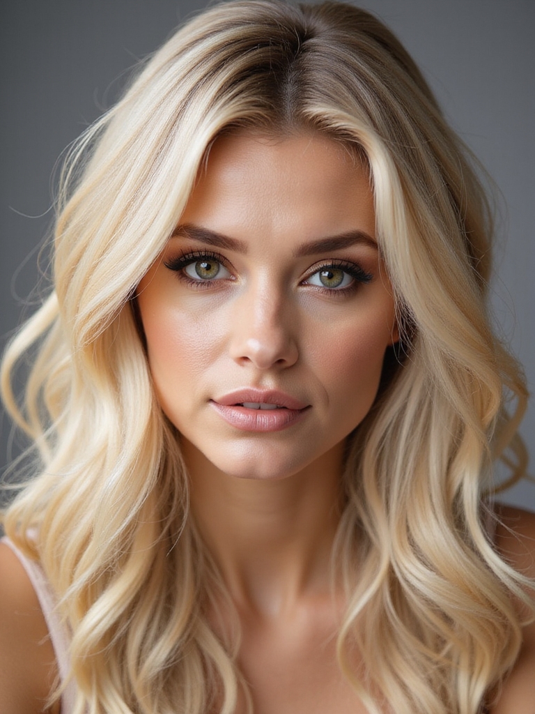 soft luxe champagne blonde