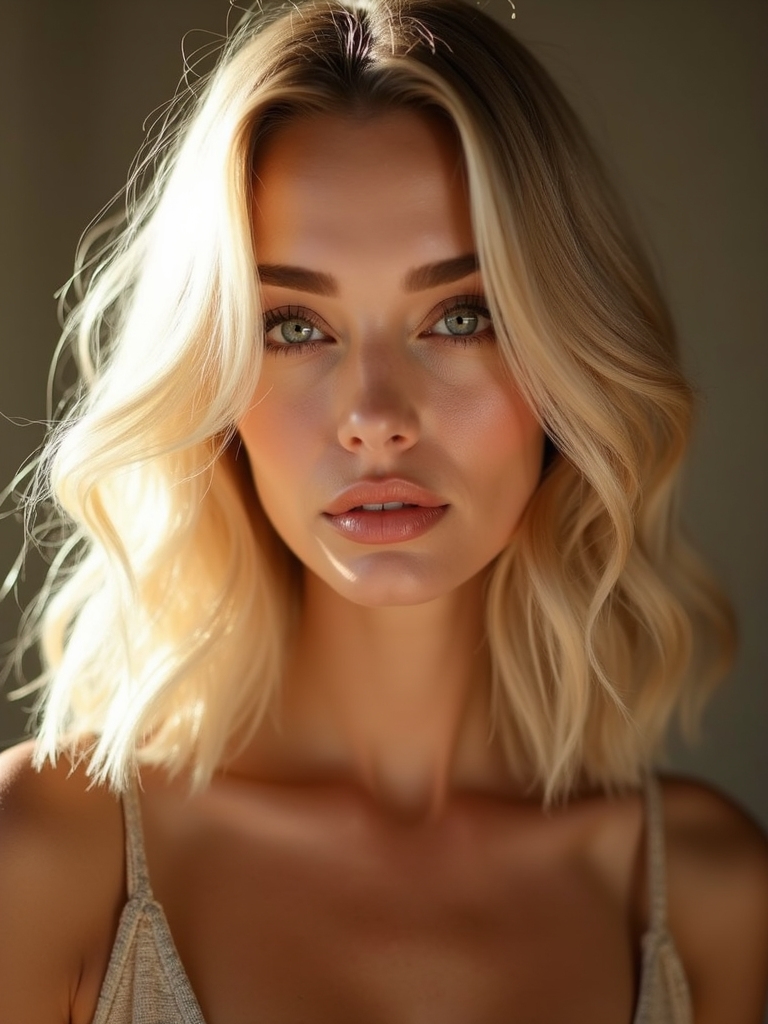 soft sun kissed honey highlights