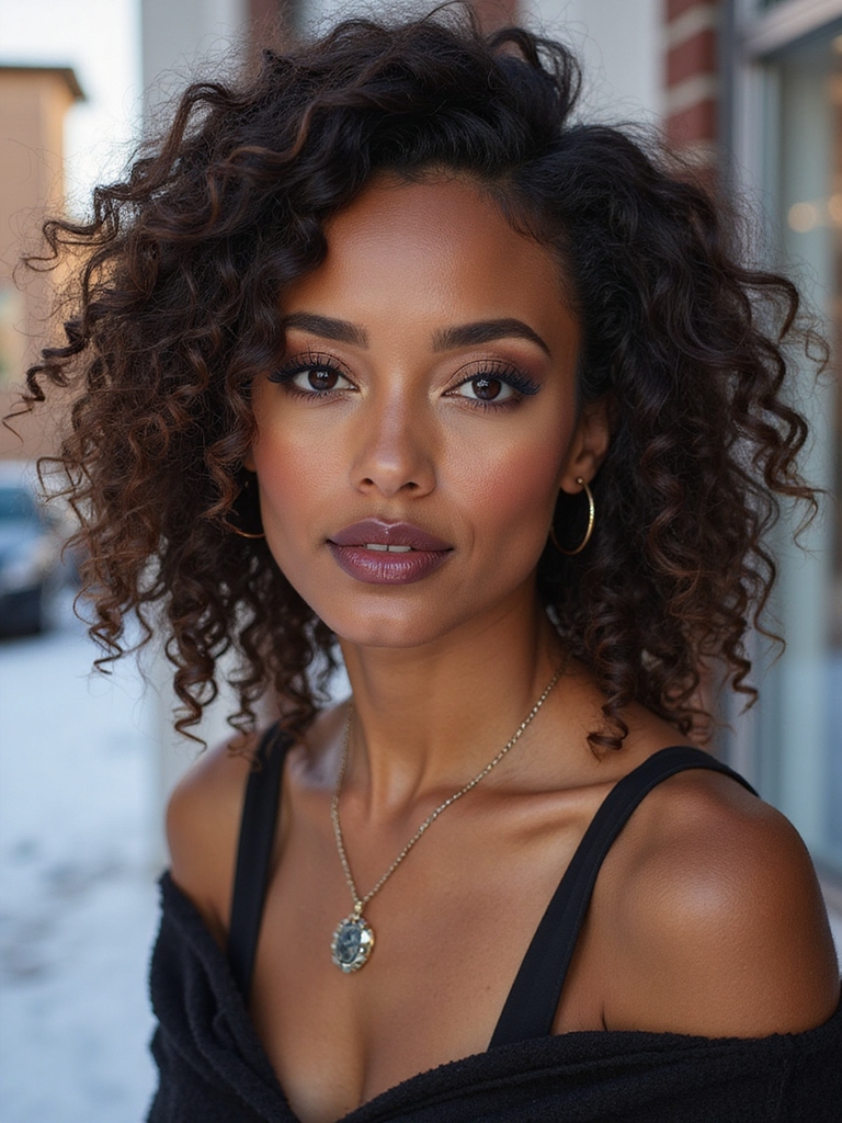 subtle face framing lowlight depth