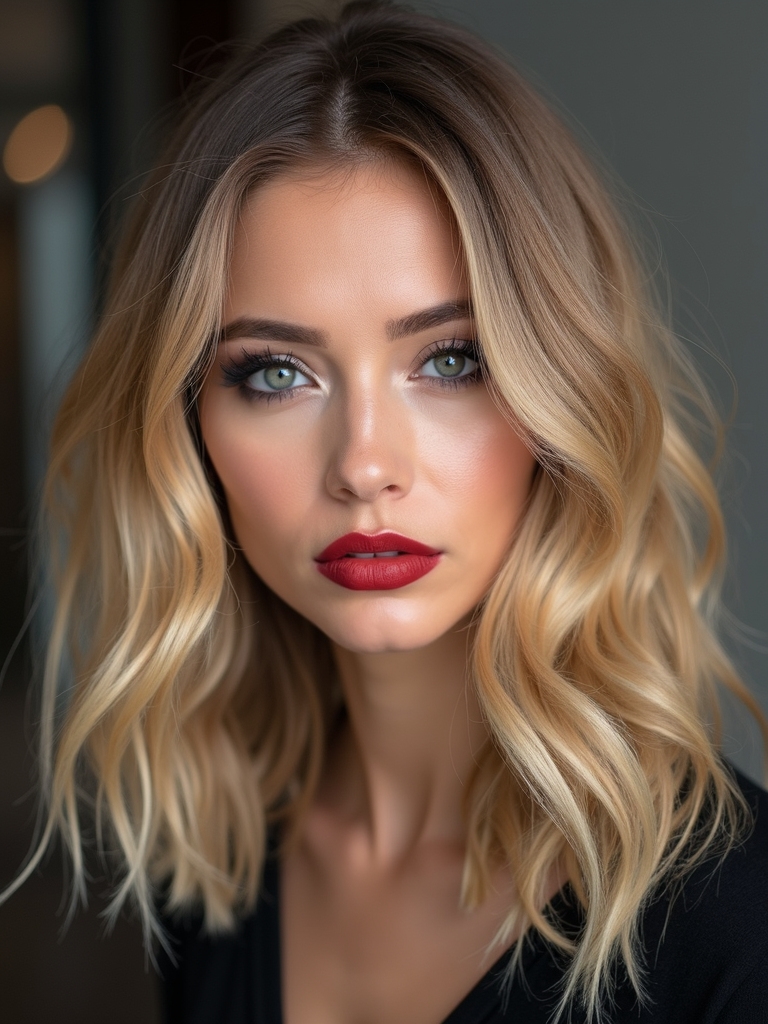 subtle salon applied root shadowing