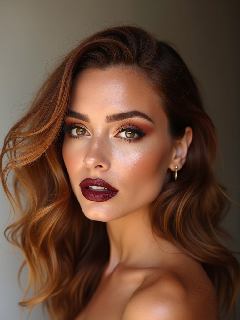 warm cinnamon brown babylights