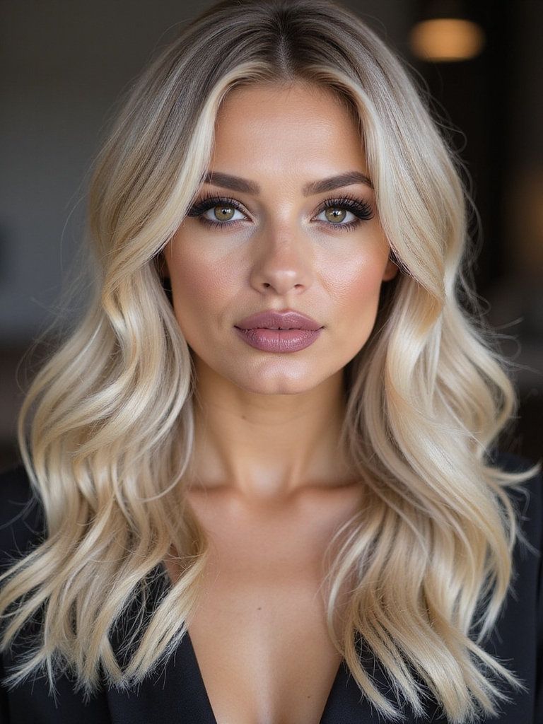 warm low maintenance balayage glow